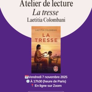 Atelier de lecture - La Tresse