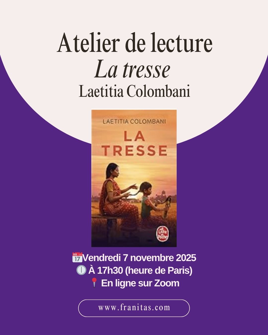 Atelier de lecture - La Tresse