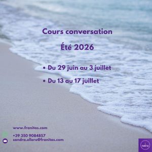 Cours de conversation - été 2026