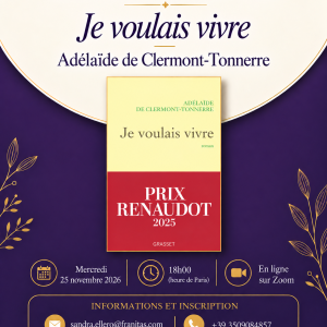 Atelier de lecture - Je voulais vivre